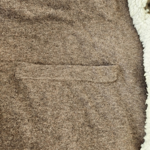 Free People Gray Shearling Coat - Picture 7 of 9